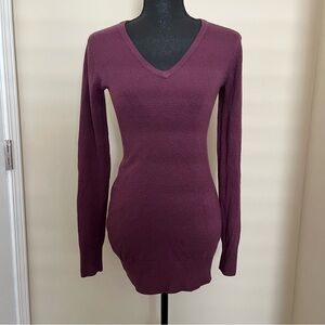 Tex by Max Azria Grunge Bodycon Mini Sweater Dress